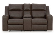 Lavenhorne Umber Reclining Sofa, Loveseat and Recliner -  Ashley - Luna Furniture