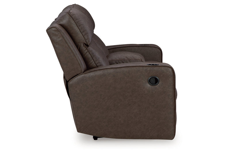 Lavenhorne Umber Reclining Sofa, Loveseat and Recliner -  Ashley - Luna Furniture