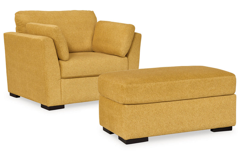Keerwick  Sofa, Loveseat, Oversized Chair and Ottoman -  Ashley - Luna Furniture