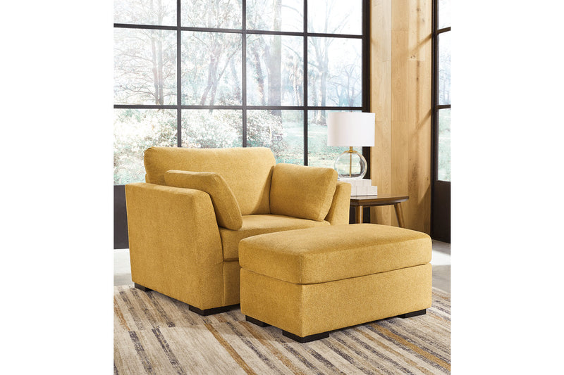 Keerwick  Sofa, Loveseat, Oversized Chair and Ottoman -  Ashley - Luna Furniture