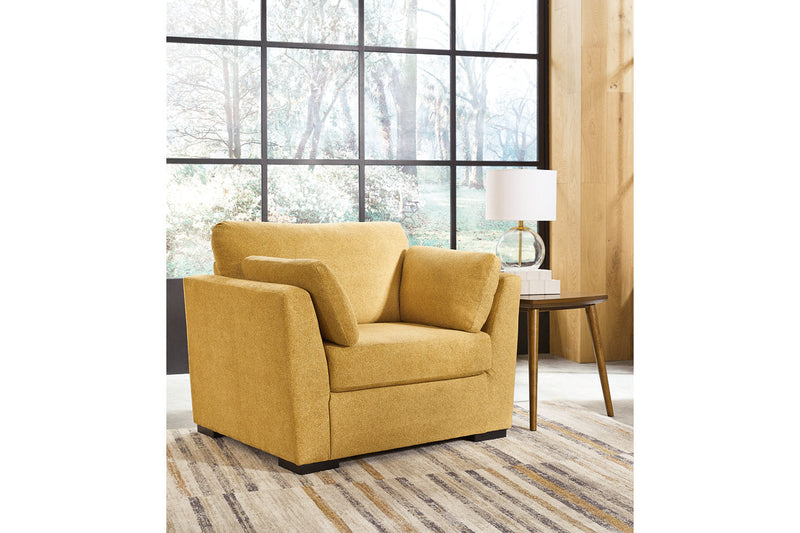 Keerwick  Oversized Chair and Ottoman -  Ashley - Luna Furniture