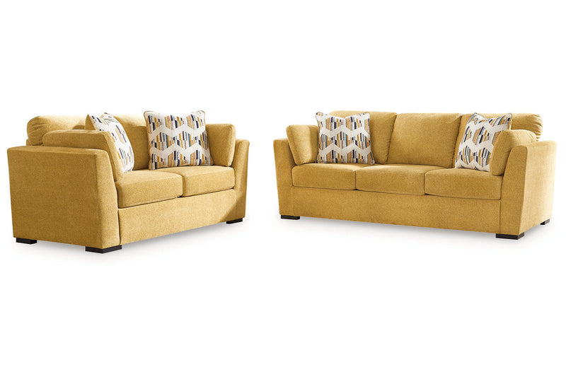 Keerwick  Sofa, Loveseat, Oversized Chair and Ottoman -  Ashley - Luna Furniture
