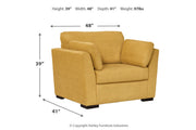Keerwick  Sofa, Loveseat, Oversized Chair and Ottoman -  Ashley - Luna Furniture