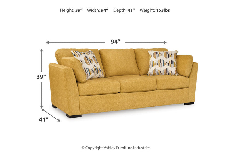 Keerwick  Sofa, Loveseat, Oversized Chair and Ottoman -  Ashley - Luna Furniture