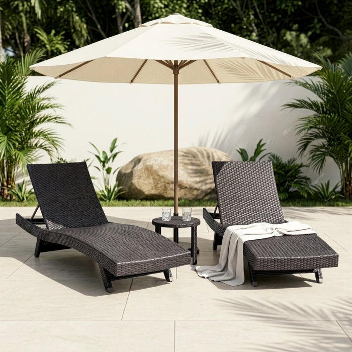 70001RES-5 Outdoor Chaise Lounger, Set of 2 - 70001RES-5