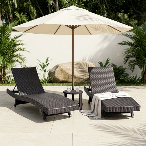 70001RES-5 Outdoor Chaise Lounger, Set of 2 - 70001RES-5