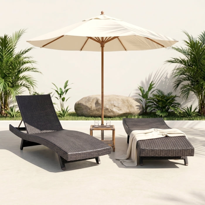 70001RES-5 Outdoor Chaise Lounger, Set of 2 - 70001RES-5