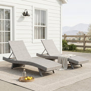 70001RGY-5 Outdoor Chaise Lounger, Set of 2 - 70001RGY-5