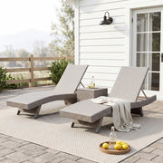 70001RGY-5 Outdoor Chaise Lounger, Set of 2 - 70001RGY-5
