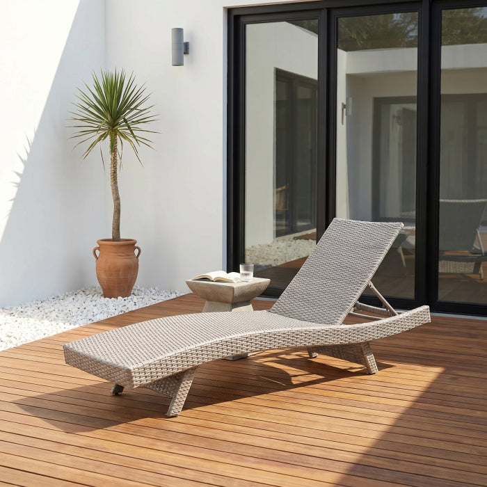 70001RGY-5 Outdoor Chaise Lounger, Set of 2 - 70001RGY-5