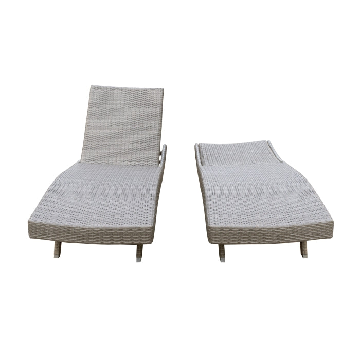 70001RGY-5 Outdoor Chaise Lounger, Set of 2 - 70001RGY-5
