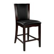 710-24 Counter Height Chair, Dark Brown Bi-Cast Vinyl, Set of 2 - 710-24