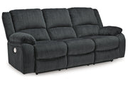 Draycoll Slate Power Reclining Sofa, Loveseat and Recliner -  Ashley - Luna Furniture