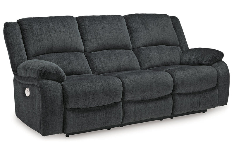 Draycoll Slate Power Reclining Sofa, Loveseat and Recliner -  Ashley - Luna Furniture