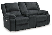 Draycoll Slate Power Reclining Sofa, Loveseat and Recliner -  Ashley - Luna Furniture