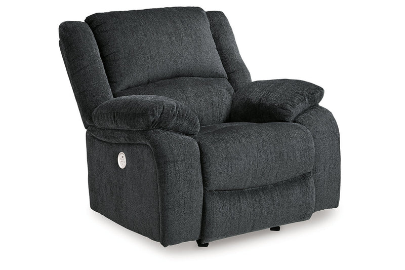 Draycoll Slate Power Reclining Sofa, Loveseat and Recliner -  Ashley - Luna Furniture