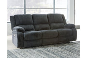 Draycoll Slate Power Reclining Sofa, Loveseat and Recliner -  Ashley - Luna Furniture
