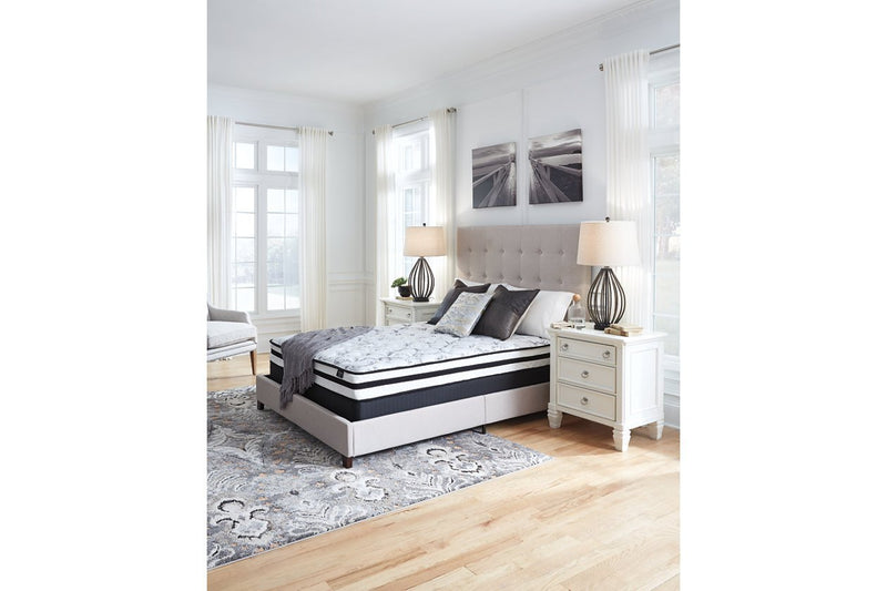 8 Inch Chime Innerspring White Full Mattress in a Box - Gate FurnitureFull Mattress
