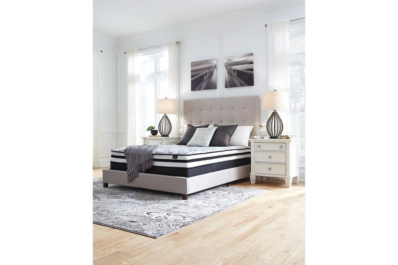 8 Inch Chime Innerspring White Full Mattress in a Box - Gate FurnitureFull Mattress