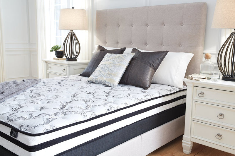 8 Inch Chime Innerspring White Queen Mattress in a Box - M69531 - Gate Furniture