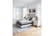 8 Inch Chime Innerspring White Queen Mattress in a Box - Gate FurnitureQueen Mattress