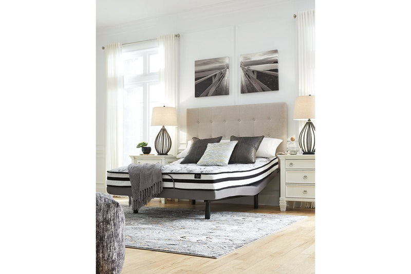 8 Inch Chime Innerspring White Queen Mattress in a Box - Gate FurnitureQueen Mattress