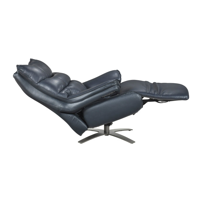 8106BUE-1PW Power Reclining Swivel Chair with Manual Adjustable Headrest - 8106BUE-1PW