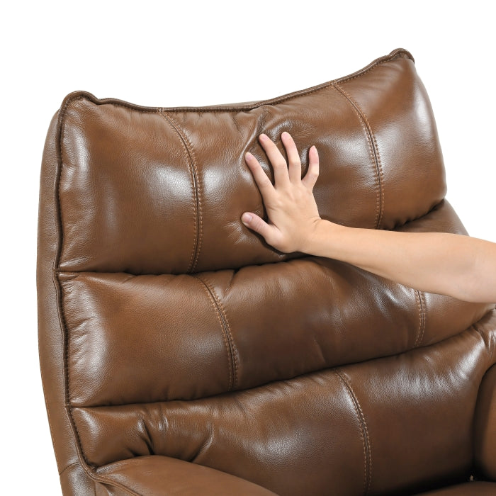 8106TBR-1PW Power Reclining Swivel Chair with Manual Adjustable Headrest - 8106TBR-1PW