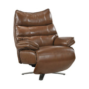 8106TBR-1PW Power Reclining Swivel Chair with Manual Adjustable Headrest - 8106TBR-1PW