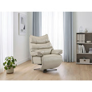 8106TPE-1PW Power Reclining Swivel Chair with Manual Adjustable Headrest - 8106TPE-1PW