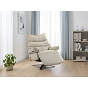 8106TPE-1PW Power Reclining Swivel Chair with Manual Adjustable Headrest - 8106TPE-1PW