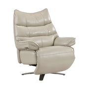 8106TPE-1PW Power Reclining Swivel Chair with Manual Adjustable Headrest - 8106TPE-1PW