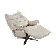 8106TPE-1PW Power Reclining Swivel Chair with Manual Adjustable Headrest - 8106TPE-1PW