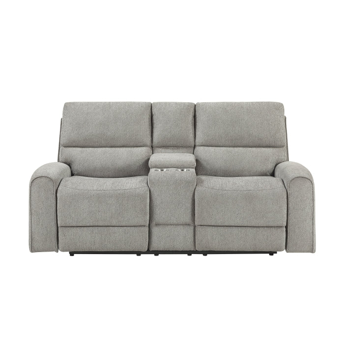 8119MC-2 Double Reclining Love Seat with Center Console - 8119MC-2