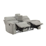 8119MC-2 Double Reclining Love Seat with Center Console - 8119MC-2