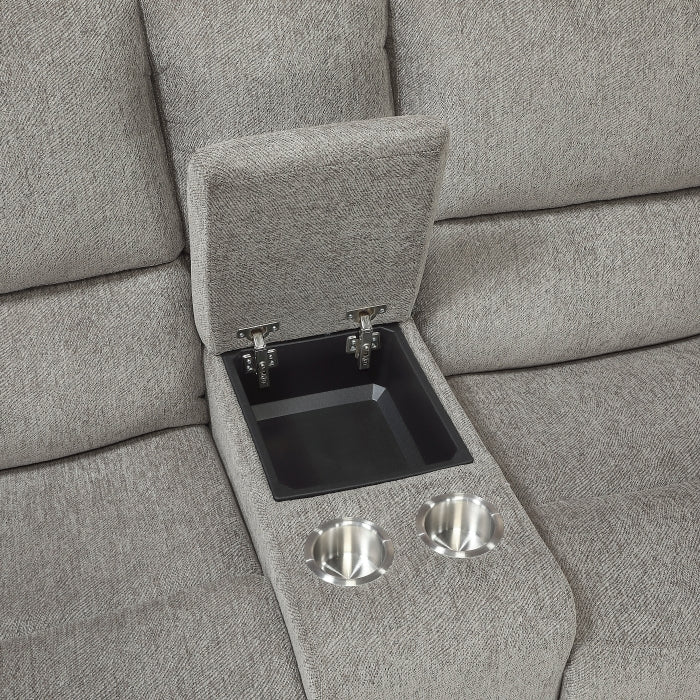 8119MC-2 Double Reclining Love Seat with Center Console - 8119MC-2
