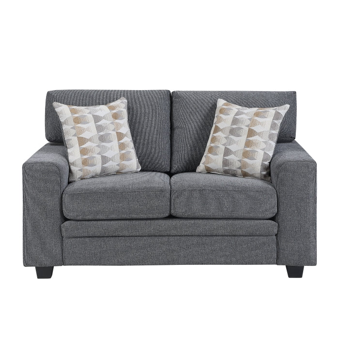 8124DGY-2 Love Seat - 8124DGY-2