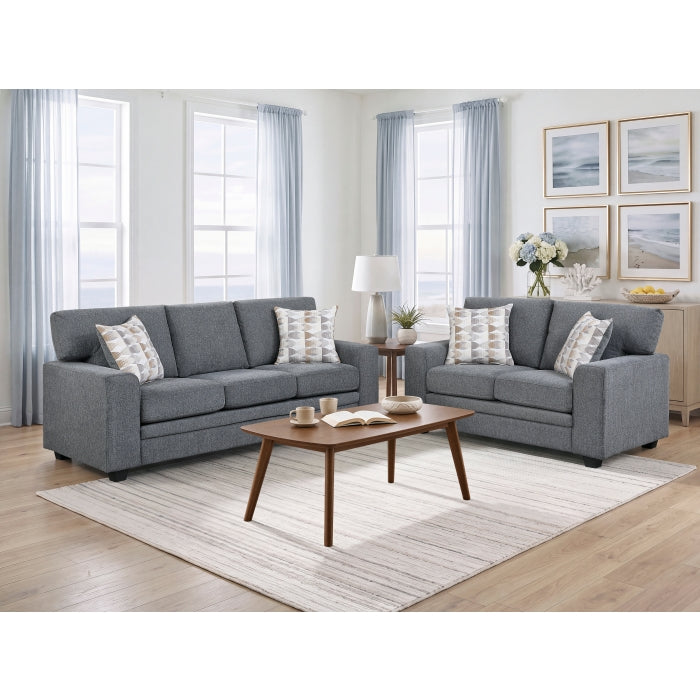 8124DGY-2 Love Seat - 8124DGY-2
