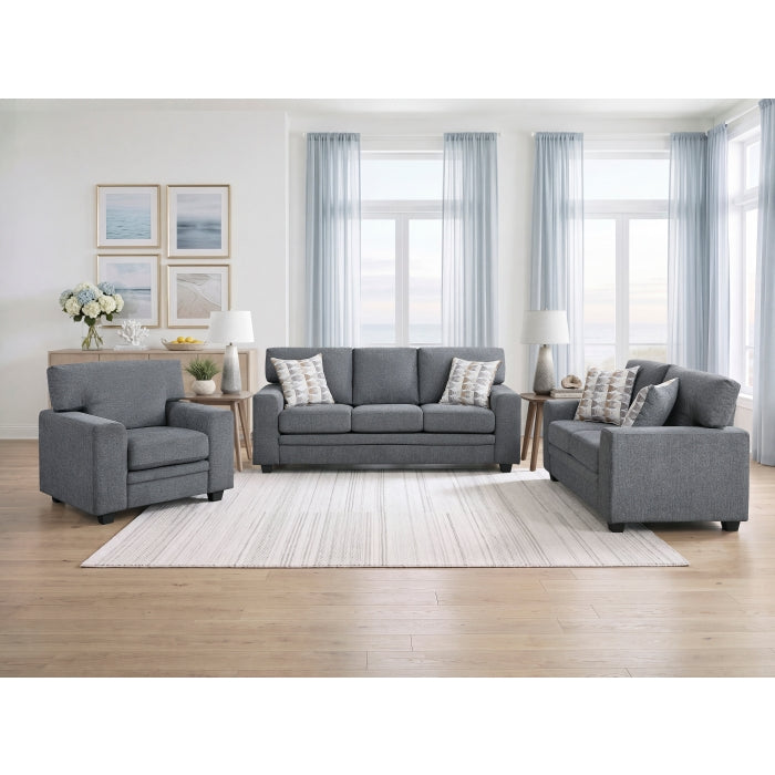 8124DGY-2 Love Seat - 8124DGY-2