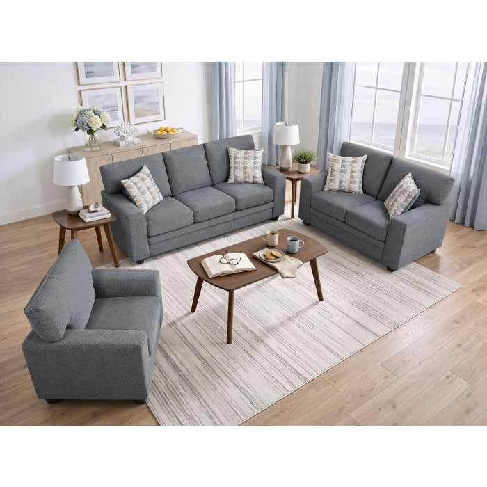 8124DGY-2 Love Seat - 8124DGY-2