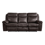 8206BRW*2 2pc Set: Sofa, Love - 8206BRW*2