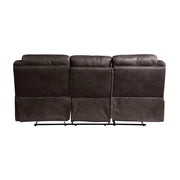 8206BRW*2 2pc Set: Sofa, Love - 8206BRW*2
