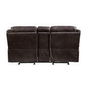8206BRW*2 2pc Set: Sofa, Love - 8206BRW*2