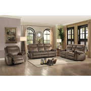8206NF-3 Double Reclining Sofa with Center Drop-Down Cup Holders, Receptacles, Hidden Drawer and USB Ports - 8206NF-3