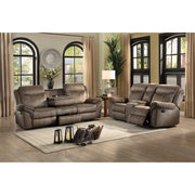 8206NF-3 Double Reclining Sofa with Center Drop-Down Cup Holders, Receptacles, Hidden Drawer and USB Ports - 8206NF-3