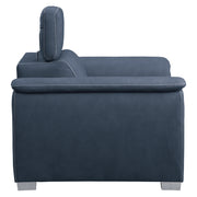 8228BU-1 Chair with Pull-out Ottoman - 8228BU-1