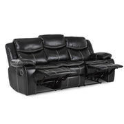 8230BLK*2 2pc Set: Sofa, Love - 8230BLK*2