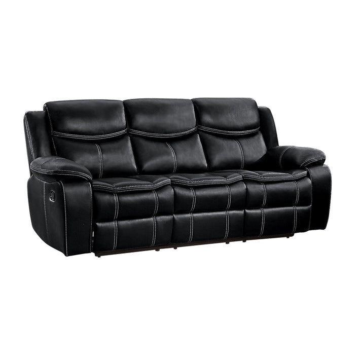 8230BLK-3 Double Reclining Sofa - 8230BLK-3