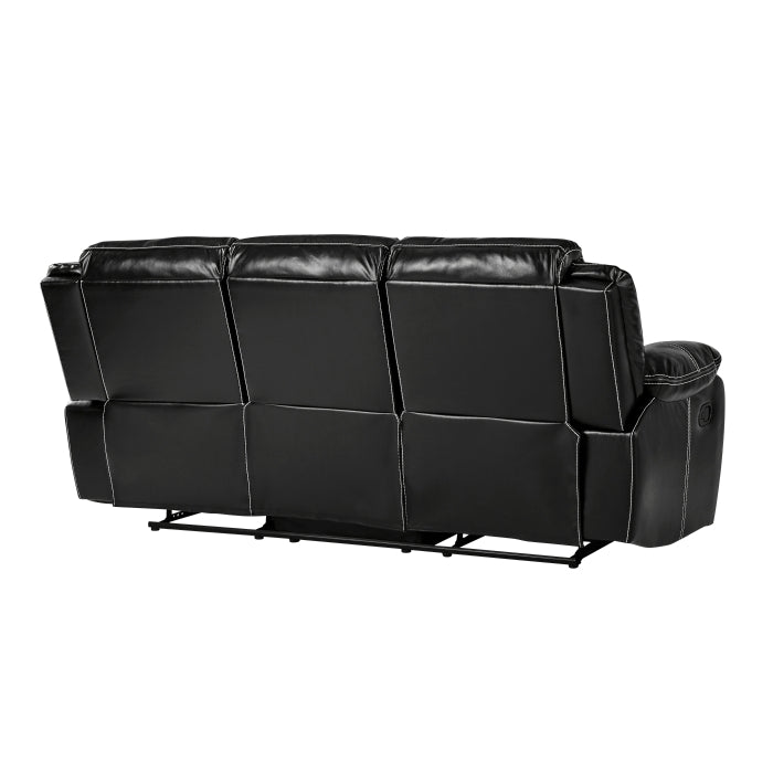 8230BLK-3 Double Reclining Sofa - 8230BLK-3