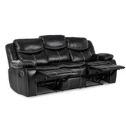 8230BLK-3 Double Reclining Sofa - 8230BLK-3